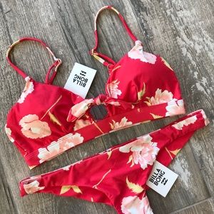 🔥🔥BILLABONG - FLORAL CAMI TIE BIKINI SET🔥🔥